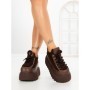 Ghete Dama cu Platforma 9018-1S BROWN | MEI