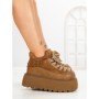 Ghete Dama cu Platforma 9018-1S YELLOW | MEI
