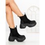 Ghete Dama cu Platforma 7780-30C BLACK | MEI