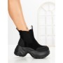 Ghete Dama cu Platforma 7780-30C BLACK | MEI