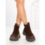 Ghete Dama cu Platforma 7780-30C BROWN | MEI