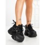 Pantofi Sport Dama cu Platforma 6166-273 BLACK | MEI