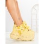 Pantofi Sport Dama cu Platforma 7917-116 YELLOW | MEI