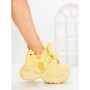 Pantofi Sport Dama cu Platforma 7917-116 YELLOW | MEI