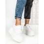 Pantofi Sport Dama cu Platforma 3621-5 WHITE | MEI