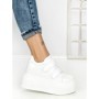 Pantofi Sport Dama cu Platforma 3621-5 WHITE | MEI