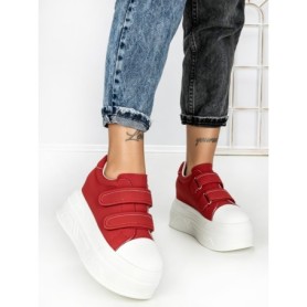 Pantofi Sport Dama cu Platforma 3621-5 RED | MEI
