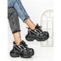 Pantofi Sport Dama cu Platforma 7917-129 BLACK | MEI