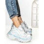 Pantofi Sport Dama cu Platforma 7917-129 BLUE | MEI