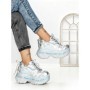 Pantofi Sport Dama cu Platforma 7917-129 BLUE | MEI
