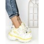 Pantofi Sport Dama cu Platforma 7917-129 YELLOW | MEI