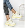 Pantofi Sport Dama cu Platforma 7917-129 YELLOW | MEI