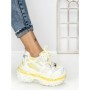 Pantofi Sport Dama cu Platforma 7917-129 YELLOW | MEI