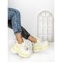 Pantofi Sport Dama cu Platforma 7917-129 YELLOW | MEI