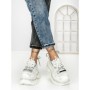 Pantofi Sport Dama cu Platforma 7917-129 SILVER | MEI