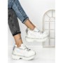 Pantofi Sport Dama cu Platforma 7917-129 SILVER | MEI