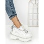 Pantofi Sport Dama cu Platforma 7917-129 SILVER | MEI