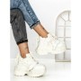 Pantofi Sport Dama cu Platforma 7917-278 WHITE | MEI