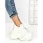 Pantofi Sport Dama cu Platforma 7917-278 WHITE | MEI