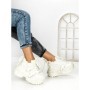 Pantofi Sport Dama cu Platforma 7917-278 WHITE | MEI