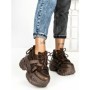 Pantofi Sport Dama cu Platforma 7917-278 BROWN | MEI