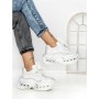 Pantofi Sport Dama cu Platforma 3607-1 WHITE | MEI