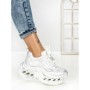 Pantofi Sport Dama cu Platforma 3607-1 WHITE | MEI