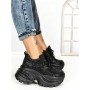 Pantofi Sport Dama cu Platforma 3605-8 BLACK | MEI