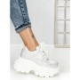 Pantofi Sport Dama cu Platforma 3605-8 WHITE | MEI