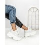 Pantofi Sport Dama cu Platforma 3605-8 WHITE | MEI
