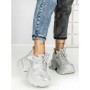 Pantofi Sport Dama cu Platforma 3605-8 GREY | MEI
