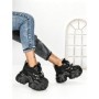 Pantofi Sport Dama cu Platforma 569-18 BLACK | MEI