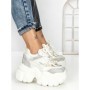 Pantofi Sport Dama cu Platforma 569-18 WHITE | MEI