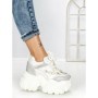 Pantofi Sport Dama cu Platforma 569-18 WHITE | MEI