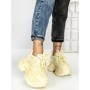Pantofi Sport Dama cu Platforma 7917-121 YELLOW | MEI