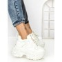 Pantofi Sport Dama cu Platforma 7917-121 SILVER | MEI