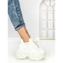 Pantofi Sport Dama cu Platforma 7917-121 SILVER | MEI