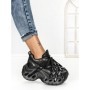 Pantofi Sport Dama cu Platforma 3616 BLACK | MEI