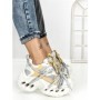 Pantofi Sport Dama cu Platforma 3616 YELLOW | MEI