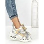 Pantofi Sport Dama cu Platforma 3616 YELLOW | MEI