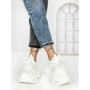 Pantofi Sport Dama cu Platforma 3606 WHITE | MEI