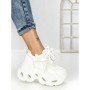 Pantofi Sport Dama cu Platforma 3606 WHITE | MEI
