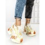 Pantofi Sport Dama cu Platforma 5358-3 YELLOW | MEI