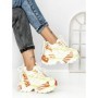 Pantofi Sport Dama cu Platforma 5358-3 YELLOW | MEI