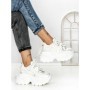 Pantofi Sport Dama cu Platforma 3605 WHITE | MEI