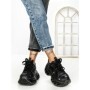 Pantofi Sport Dama cu Platforma 3607 BLACK | MEI