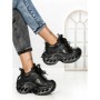 Pantofi Sport Dama cu Platforma 3607 BLACK | MEI