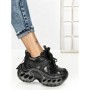 Pantofi Sport Dama cu Platforma 3607 BLACK | MEI