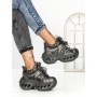 Pantofi Sport Dama cu Platforma 3607 GUNCOLOR-GREY | MEI