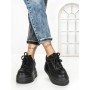 Pantofi Sport Dama cu Platforma 6520 BLACK | MEI